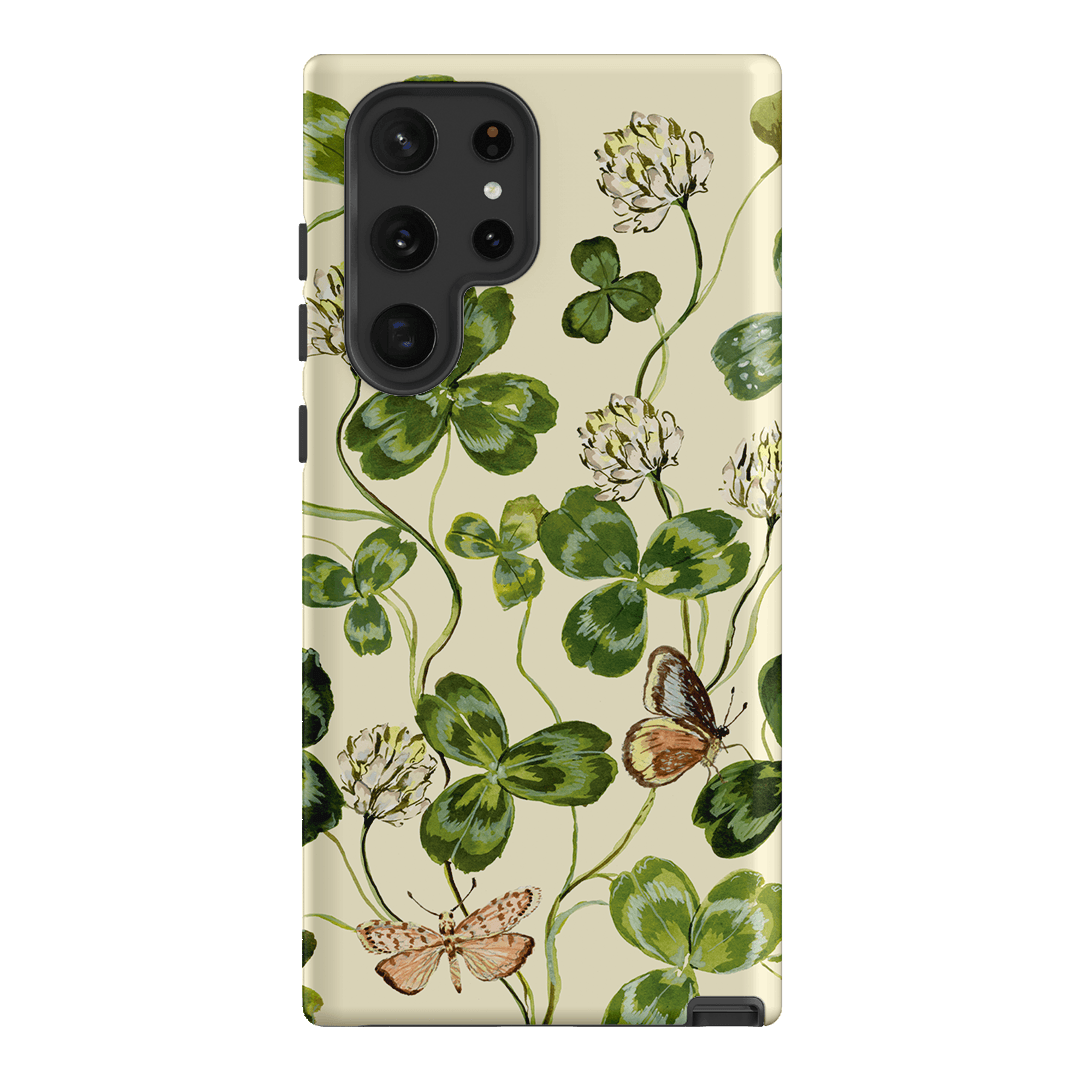 Clover & Butterflies Printed Phone Cases Samsung Galaxy S22 Ultra / Armoured by Ellie Mae - The Dairy
