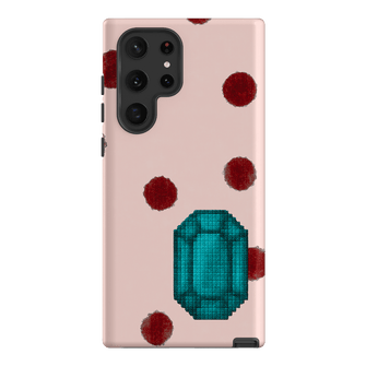 December Turquoise Printed Phone Cases Samsung Galaxy S22 Ultra / Armoured by Joiana - The Dairy