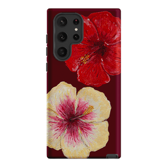 Hibiscus Flower Printed Phone Cases Samsung Galaxy S22 Ultra / Armoured by BG. Studio - The Dairy