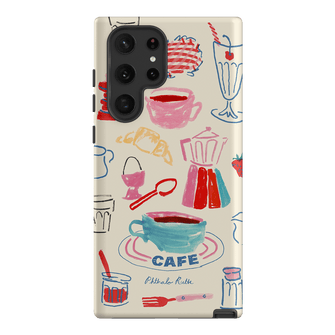 Home Cafe Printed Phone Cases Samsung Galaxy S22 Ultra / Armoured by Phthalo Ruth - The Dairy