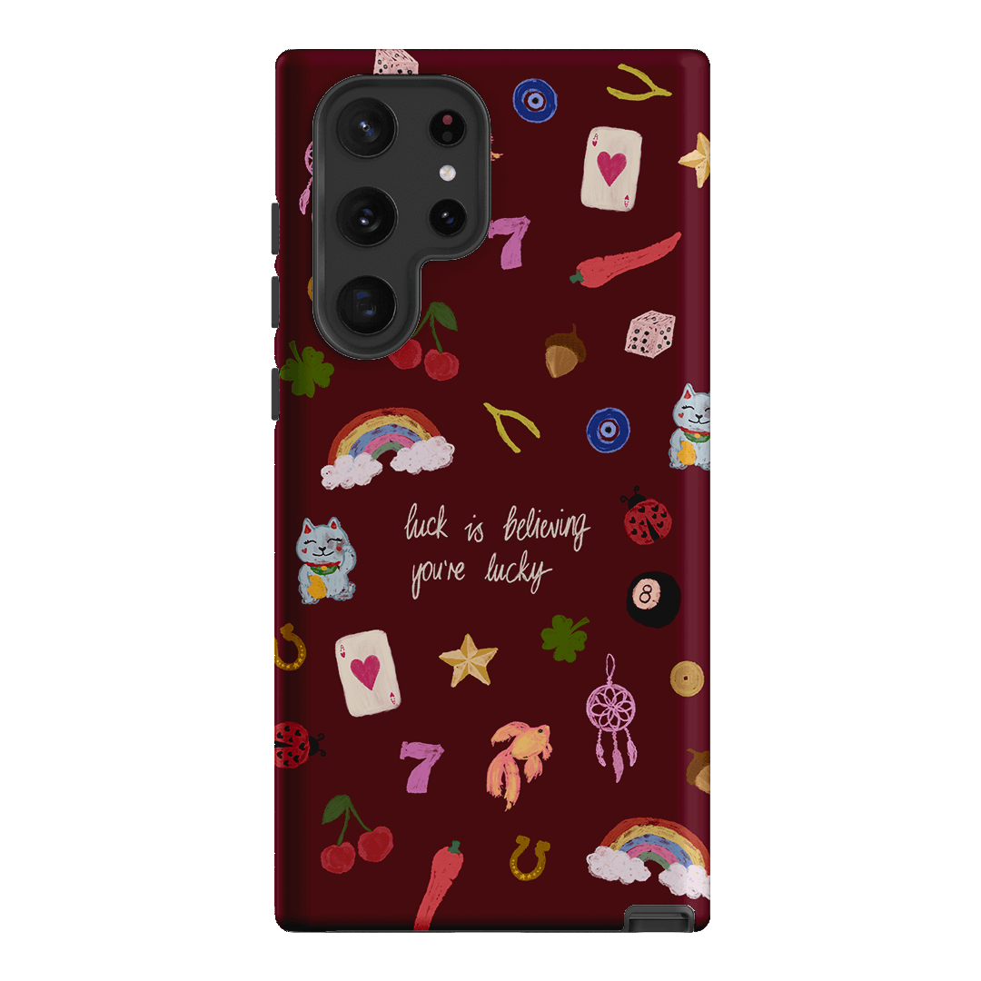 Lucky Printed Phone Cases Samsung Galaxy S22 Ultra / Armoured by Amy Gibbs - The Dairy