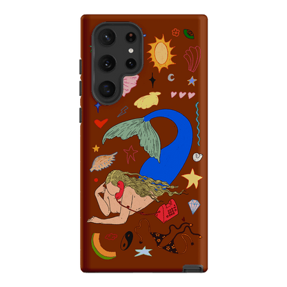 Mermaid Salad Chocolate Printed Phone Cases Samsung Galaxy S22 Ultra / Armoured by Easty Beasty - The Dairy