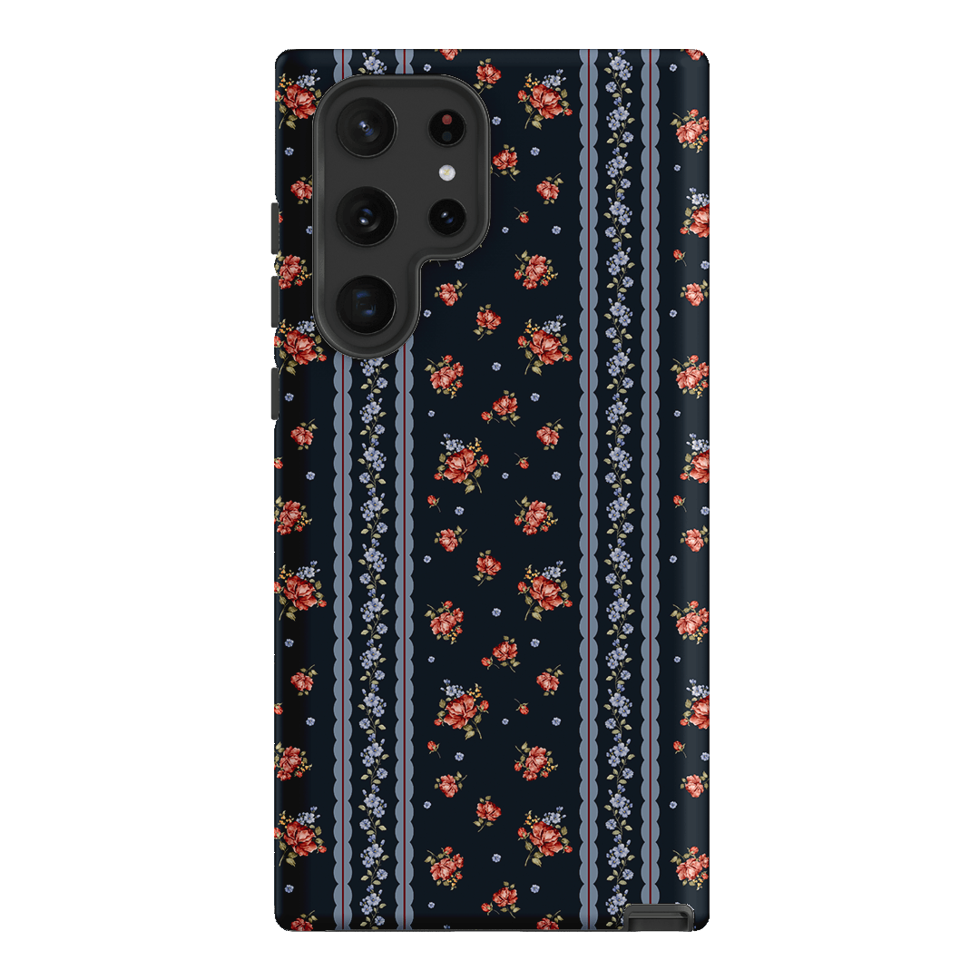 Midnight Stripe Printed Phone Cases Samsung Galaxy S22 Ultra / Armoured by Kasiags Art - The Dairy