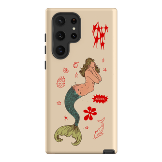 Mimi Cream Printed Phone Cases Samsung Galaxy S22 Ultra / Armoured by Easty Beasty - The Dairy