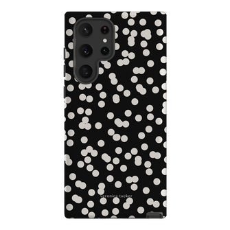 Mini Confetti Noir Printed Phone Cases Samsung Galaxy S22 Ultra / Armoured by Veronica Tucker - The Dairy
