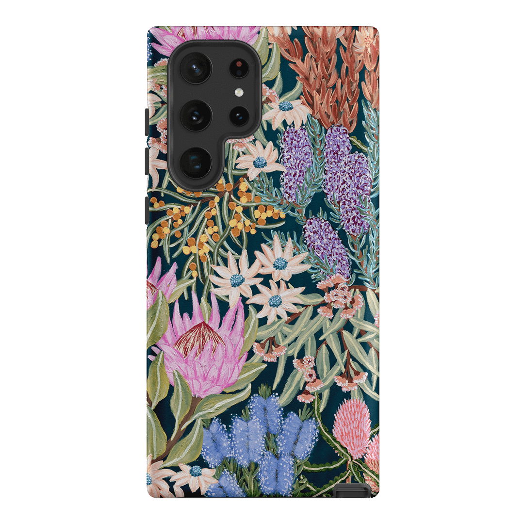 Moonlit Floral Printed Phone Cases Samsung Galaxy S22 Ultra / Armoured by Amy Gibbs - The Dairy