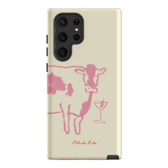 Mootini Pink Printed Phone Cases Samsung Galaxy S22 Ultra / Armoured by Phthalo Ruth - The Dairy