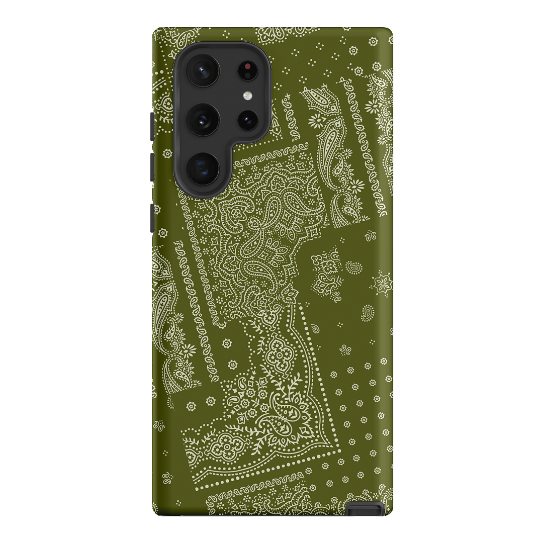 Paisley Fern Printed Phone Cases Samsung Galaxy S22 Ultra / Armoured by The Dairy - The Dairy