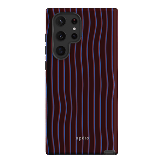 Panama Burgundy Printed Phone Cases Samsung Galaxy S22 Ultra / Armoured by Apero - The Dairy