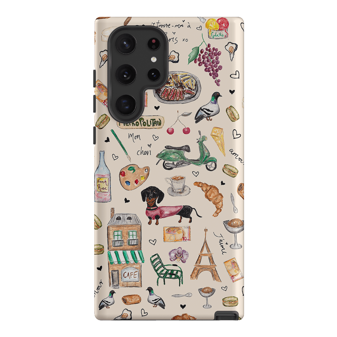 Parisian Daydream Printed Phone Cases Samsung Galaxy S22 Ultra / Armoured by BG. Studio - The Dairy