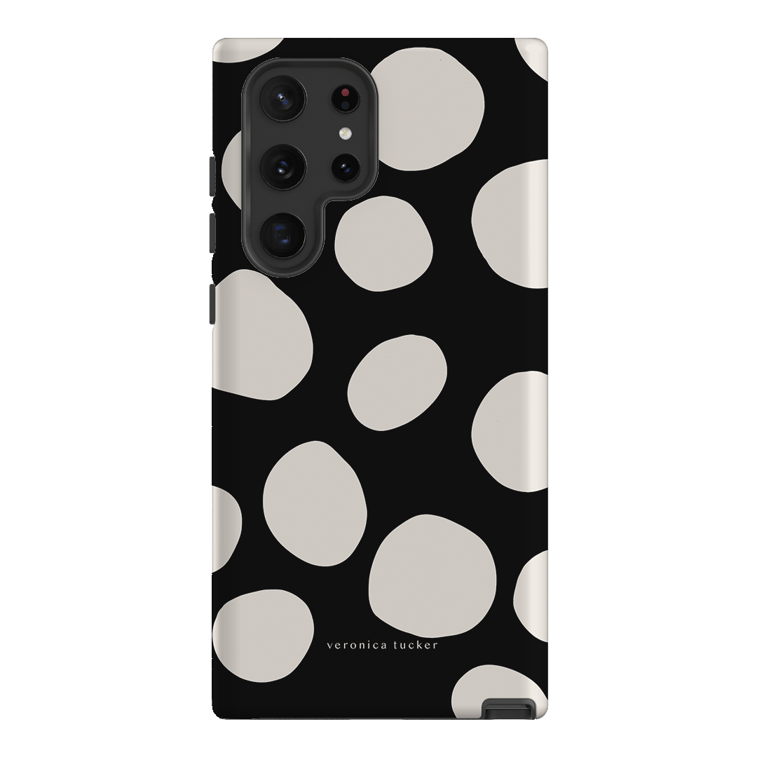 Pebbles Noir Printed Phone Cases Samsung Galaxy S22 Ultra / Armoured by Veronica Tucker - The Dairy
