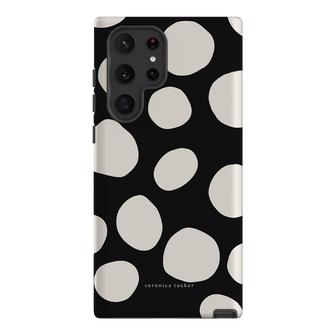 Pebbles Noir Printed Phone Cases Samsung Galaxy S22 Ultra / Armoured by Veronica Tucker - The Dairy