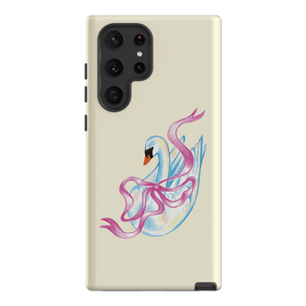 Satin Swan Printed Phone Cases Samsung Galaxy S22 Ultra / Armoured by Femke Studio - The Dairy