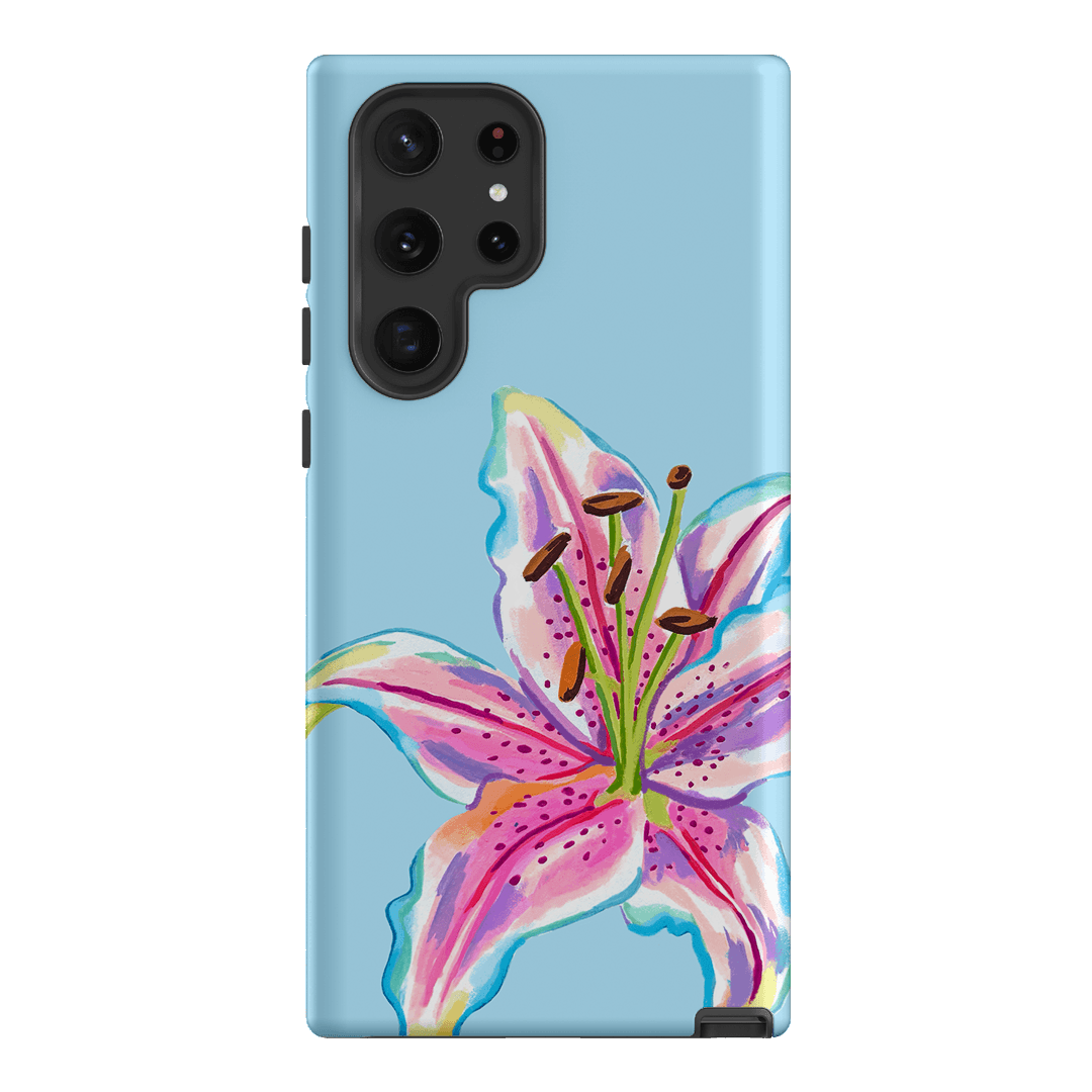 Sky Lily Printed Phone Cases Samsung Galaxy S22 Ultra / Armoured by Femke Studio - The Dairy