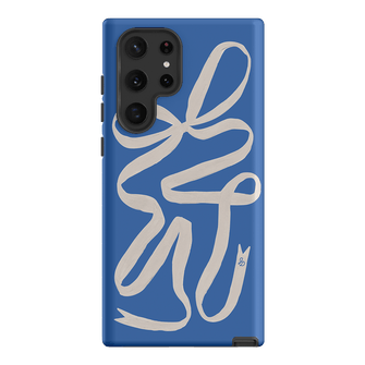 Something Blue Ribbon Printed Phone Cases Samsung Galaxy S22 Ultra / Armoured by Jasmine Dowling - The Dairy