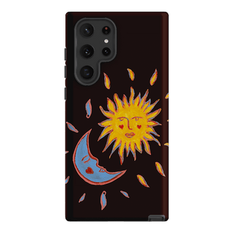 Sun & Moon Plum Printed Phone Cases Samsung Galaxy S22 Ultra / Armoured by BG. Studio - The Dairy