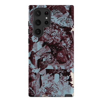 Tippi Blue Printed Phone Cases Samsung Galaxy S22 Ultra / Armoured by Desmond & Dempsey - The Dairy