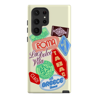 Well Travelled Printed Phone Cases Samsung Galaxy S22 Ultra / Armoured by The Dairy - The Dairy