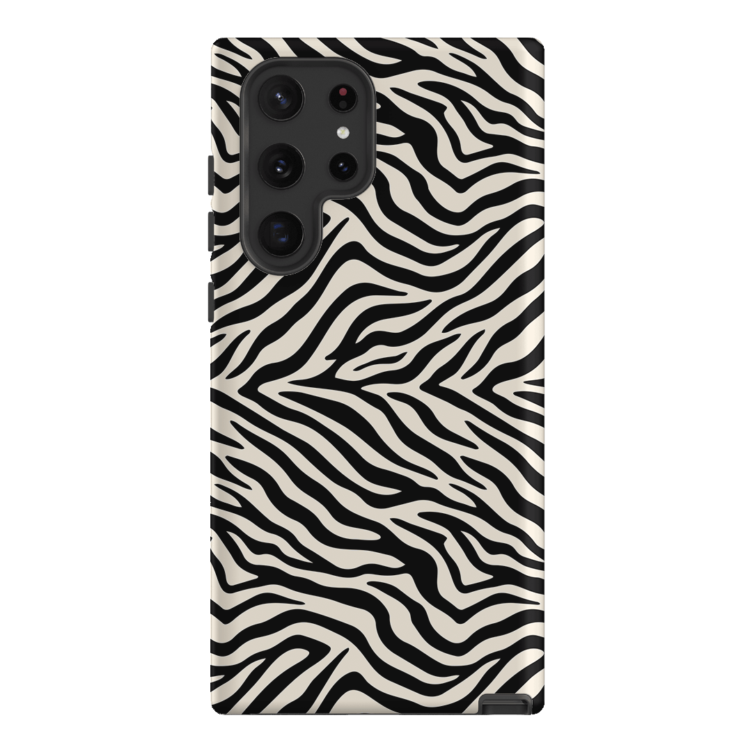 Zebra Ink Printed Phone Cases Samsung Galaxy S22 Ultra / Armoured by The Dairy - The Dairy