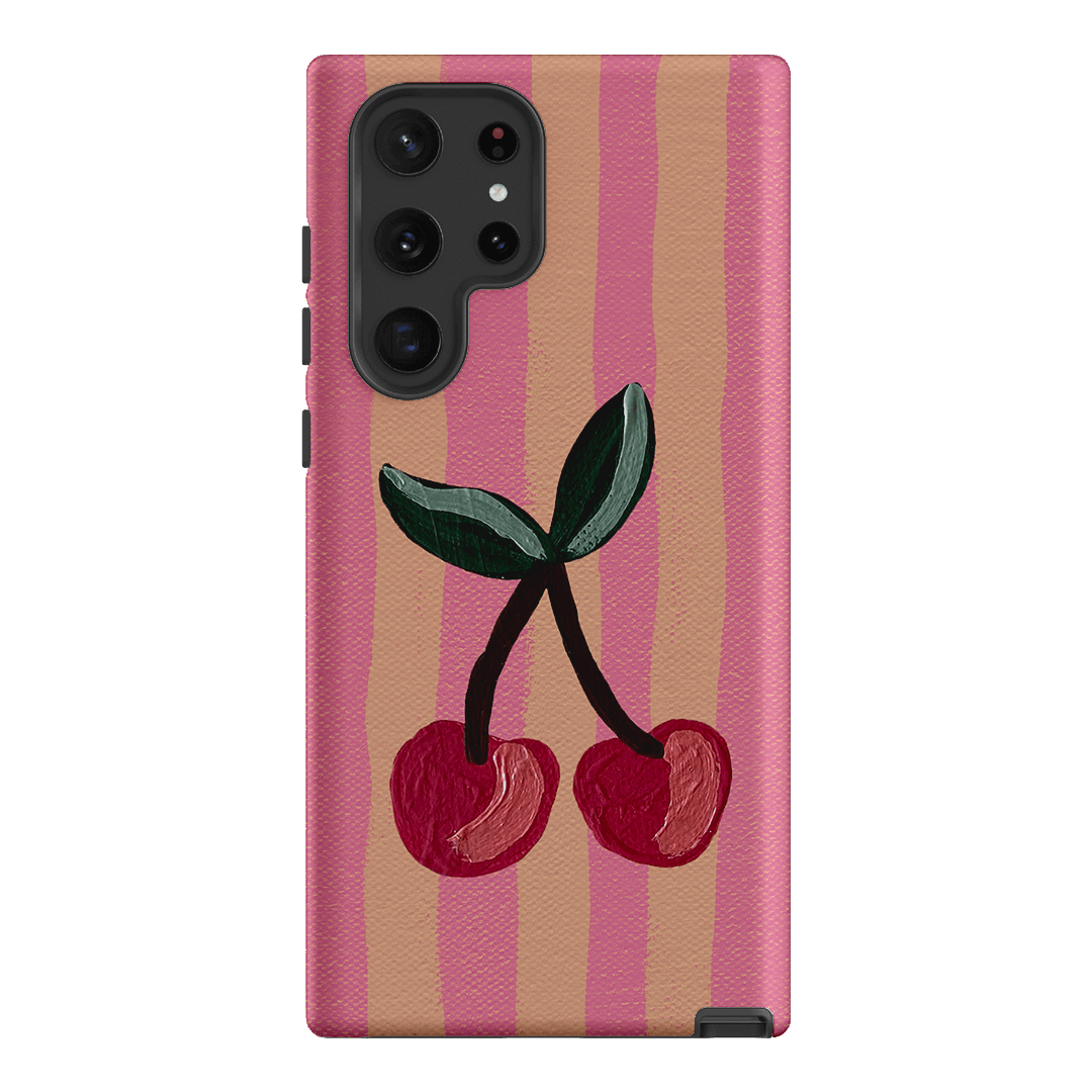Cherry On Top Printed Phone Cases Samsung Galaxy S22 Ultra / Armoured by Amy Gibbs - The Dairy
