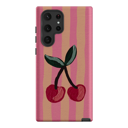 Cherry On Top Printed Phone Cases Samsung Galaxy S22 Ultra / Armoured by Amy Gibbs - The Dairy