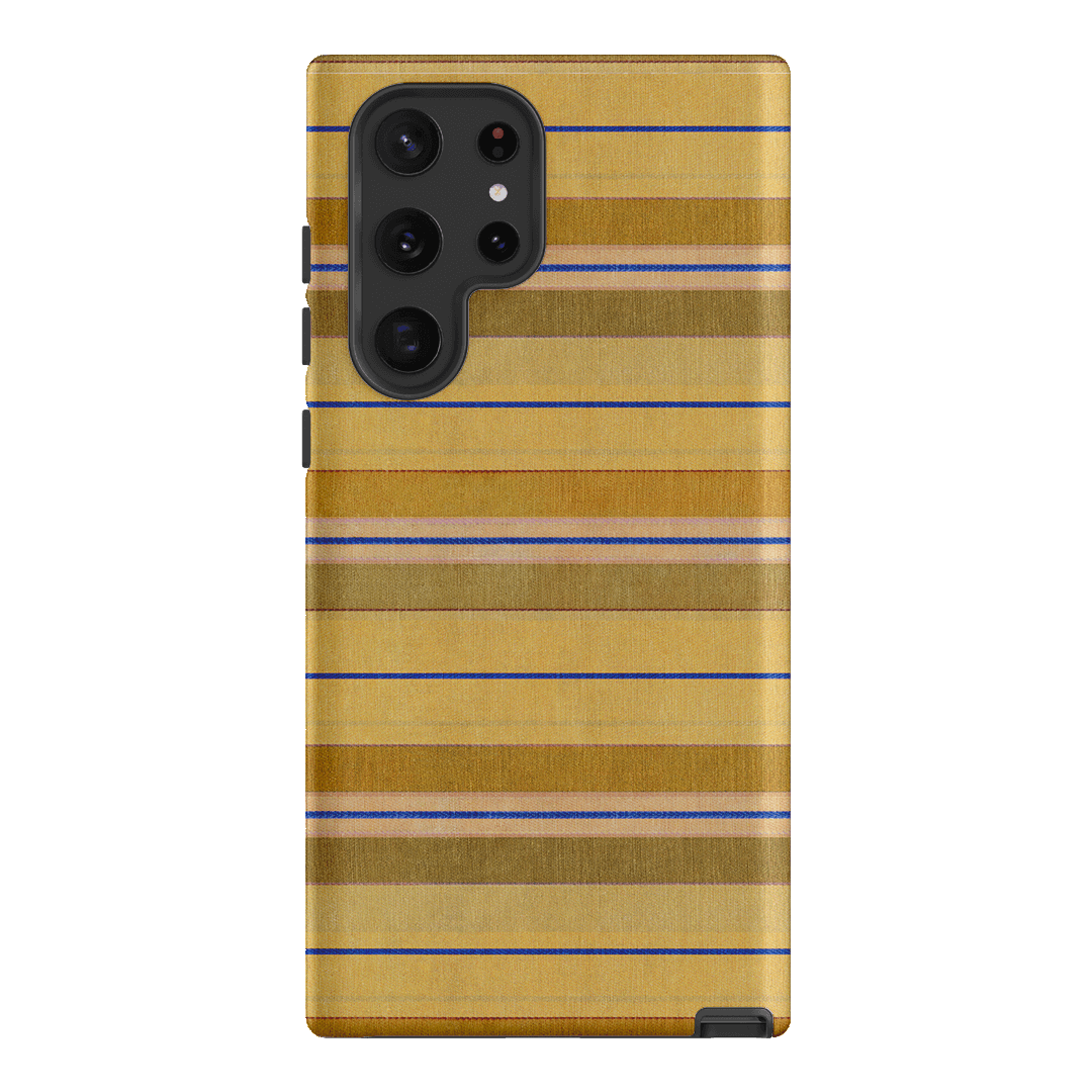 Golden Stripe Printed Phone Cases Samsung Galaxy S22 Ultra / Armoured by Fenton & Fenton - The Dairy