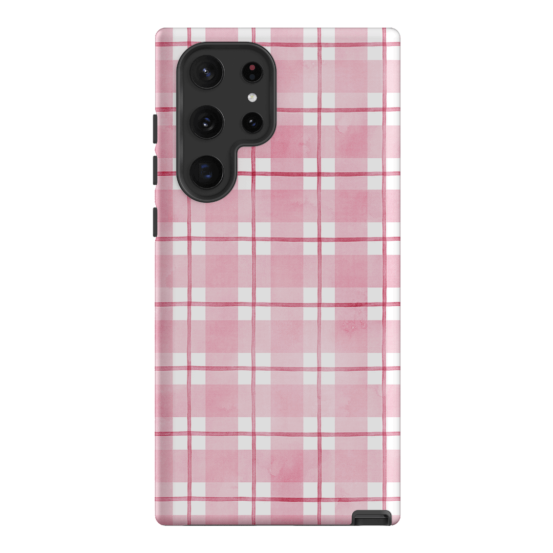 Musk Checker Printed Phone Cases Samsung Galaxy S22 Ultra / Armoured by Oak Meadow - The Dairy