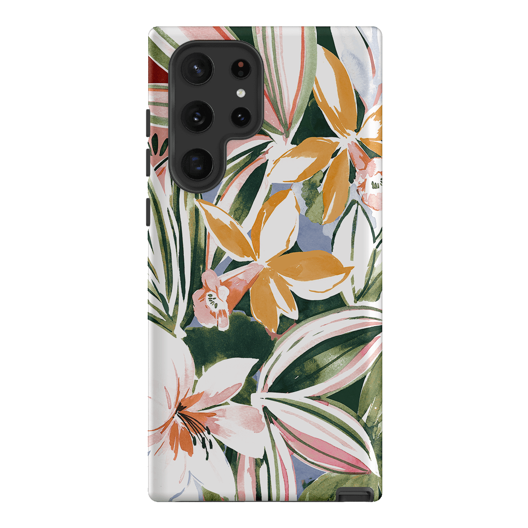 Painted Botanic Printed Phone Cases Samsung Galaxy S22 Ultra / Armoured by Charlie Taylor - The Dairy