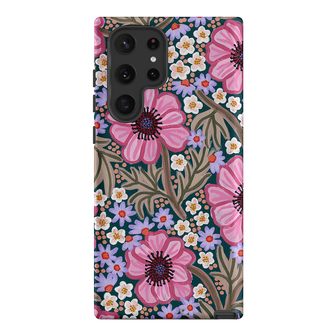 Pretty Poppies Printed Phone Cases Samsung Galaxy S22 Ultra / Armoured by Amy Gibbs - The Dairy