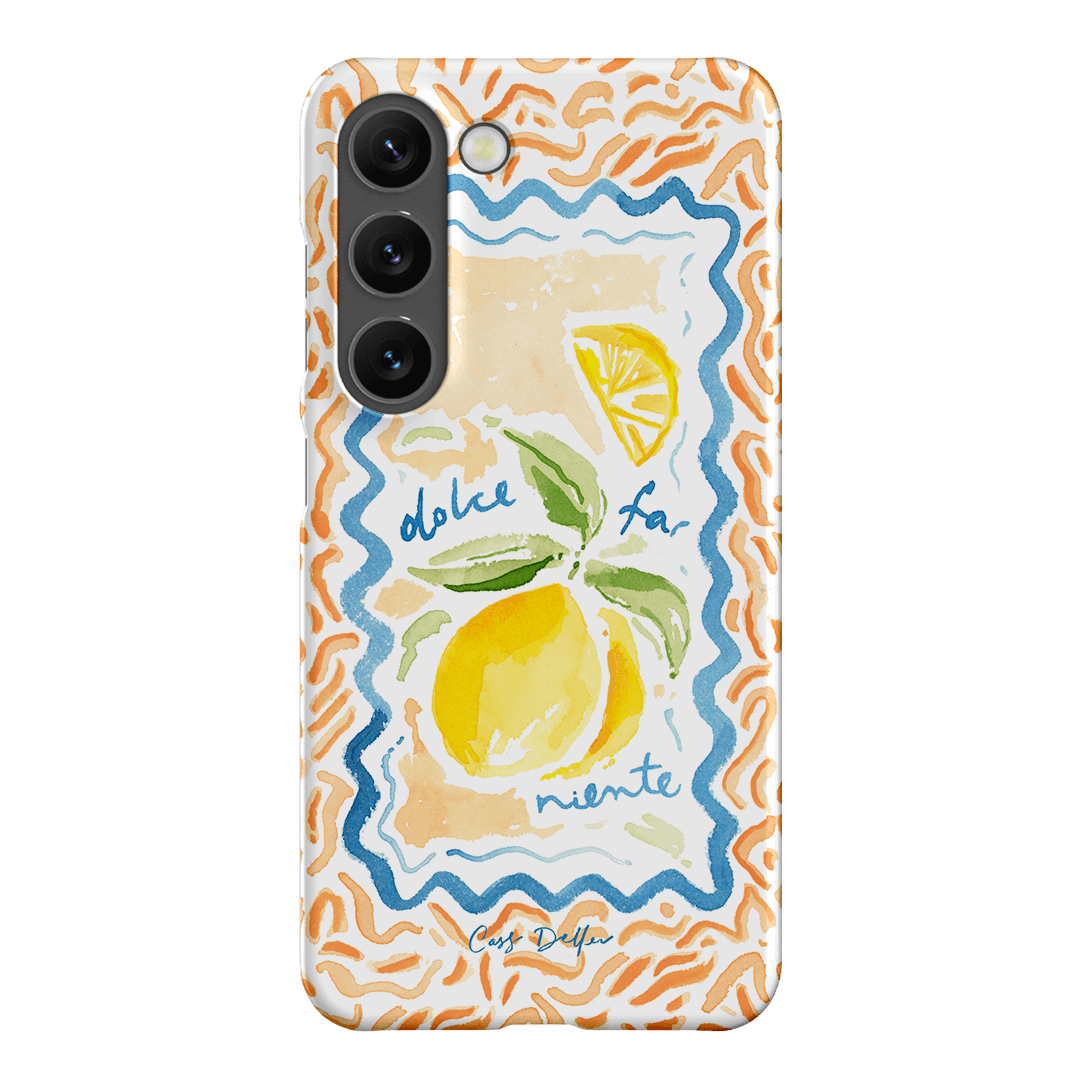 Dolce Far Niente Printed Phone Cases Samsung Galaxy S23 / Snap by Cass Deller - The Dairy