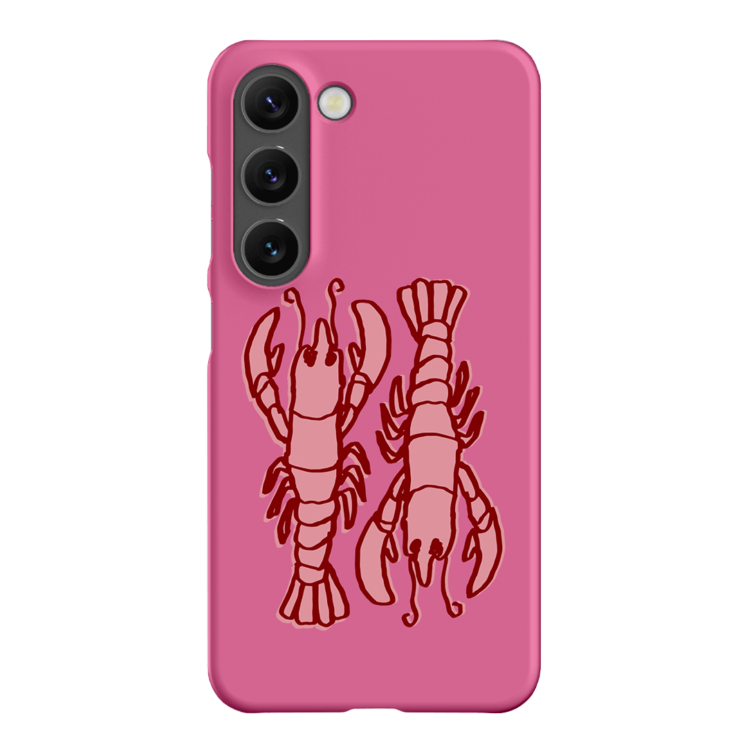 Lobster Love Pink Printed Phone Cases Samsung Galaxy S23 / Snap by The Dairy - The Dairy