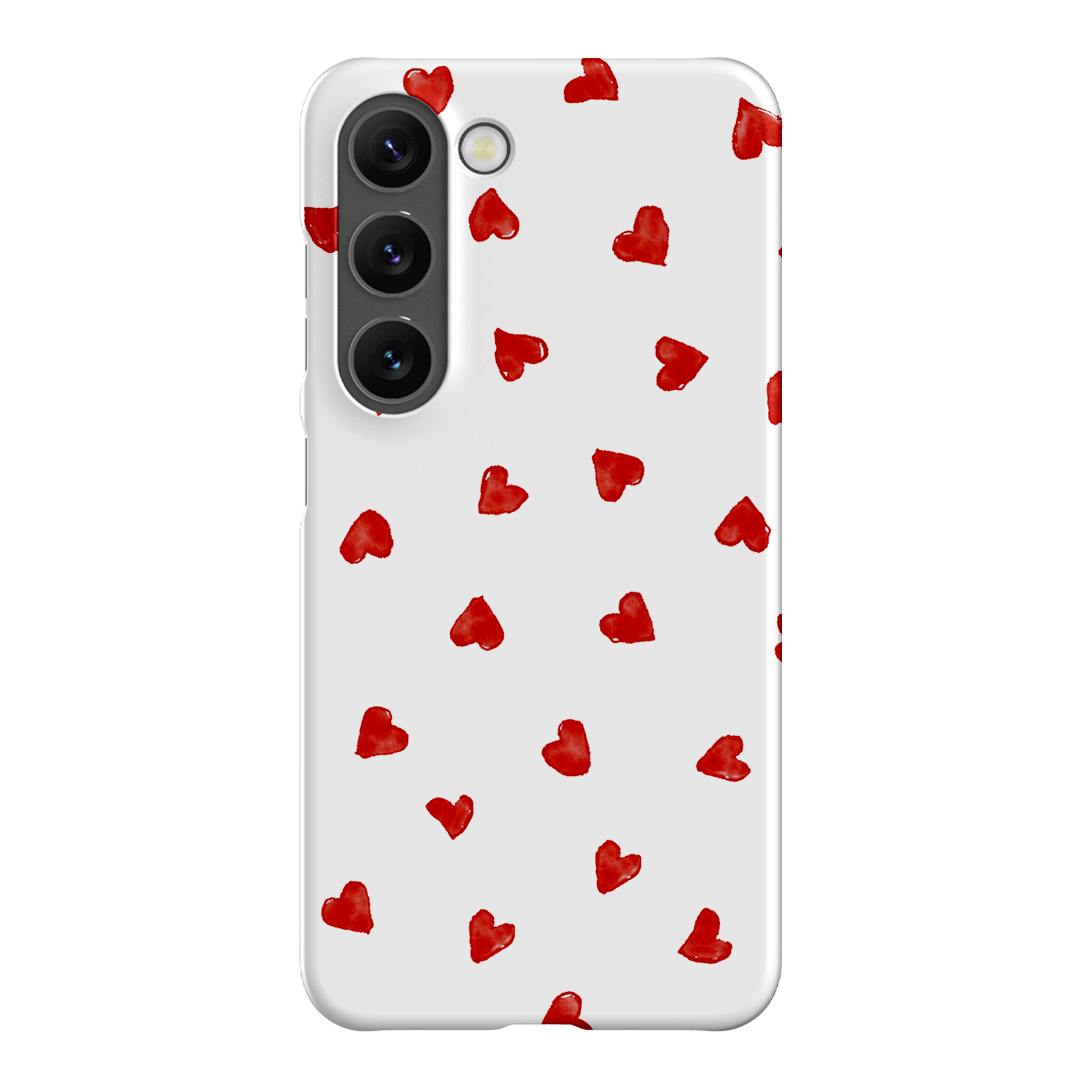 Love Hearts Printed Phone Cases Samsung Galaxy S23 / Snap by Oak Meadow - The Dairy