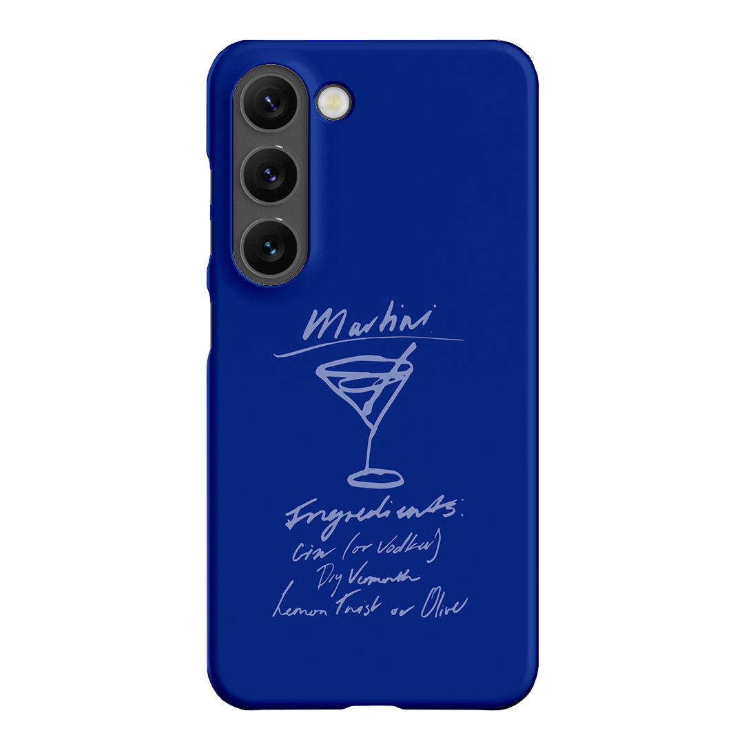 Martini Mood Blue Printed Phone Cases Samsung Galaxy S23 / Snap by The Dairy - The Dairy