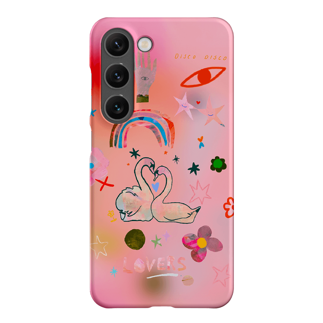 Pink Swan Printed Phone Cases Samsung Galaxy S23 / Snap by Kate Eliza - The Dairy