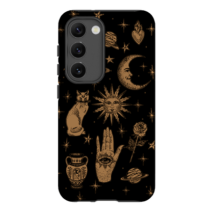 Astro Flash Noir Printed Phone Cases Samsung Galaxy S23 / Armoured by Veronica Tucker - The Dairy