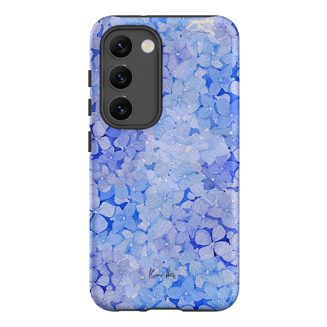 Hydrangea Blue Printed Phone Cases Samsung Galaxy S23 / Armoured by Kerrie Hess - The Dairy
