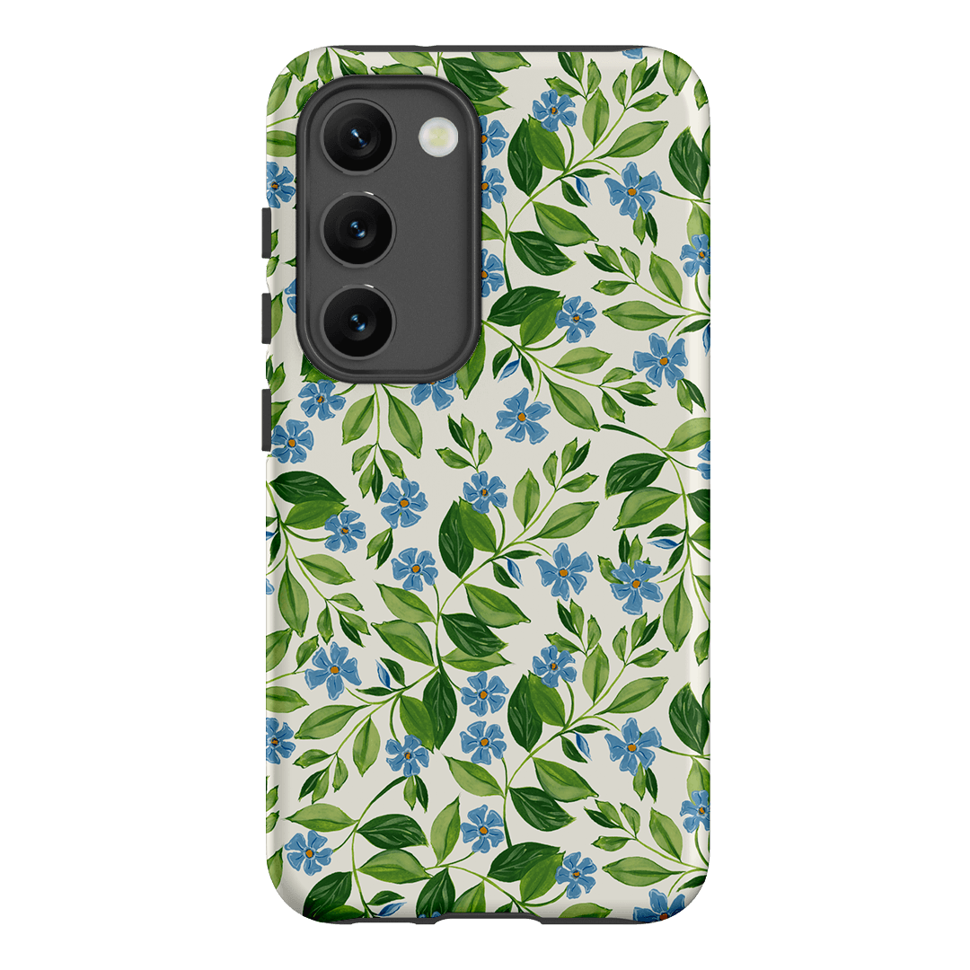 Blue Vines Printed Phone Cases Samsung Galaxy S23 / Armoured by Ellie Mae - The Dairy