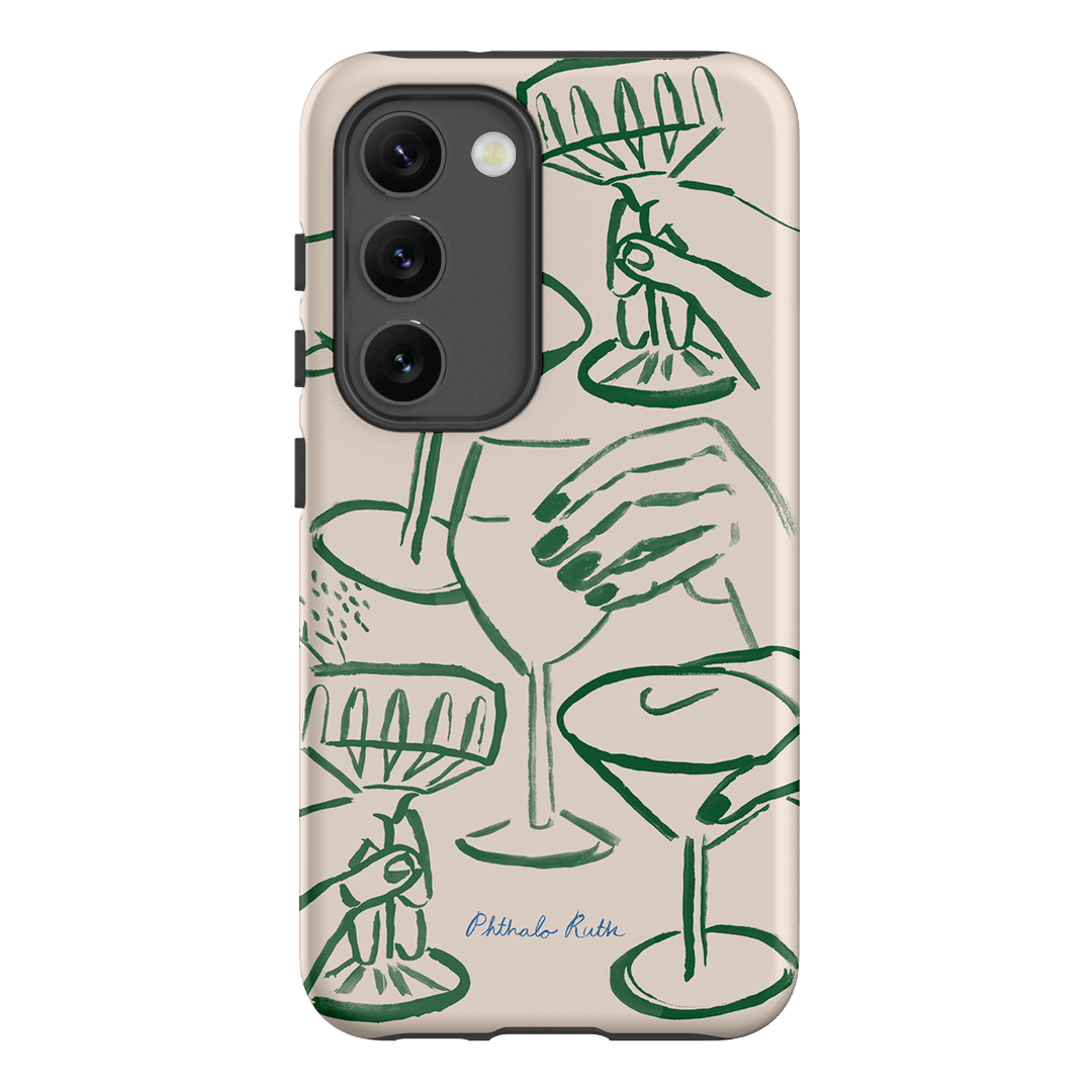Cheers Printed Phone Cases Samsung Galaxy S23 / Armoured by Phthalo Ruth - The Dairy
