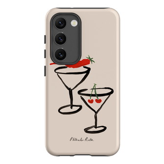Chili Cherry Printed Phone Cases Samsung Galaxy S23 / Armoured by Phthalo Ruth - The Dairy
