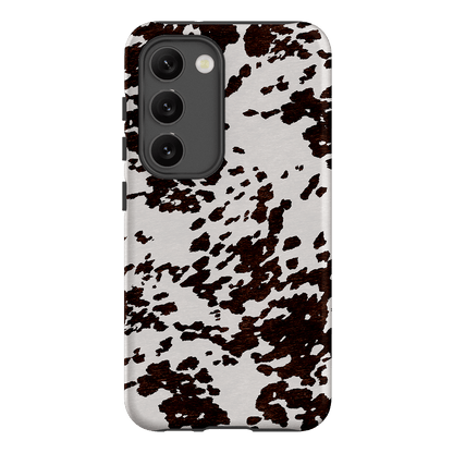 Cowhide Charm Printed Phone Cases Samsung Galaxy S23 / Armoured by The Dairy - The Dairy