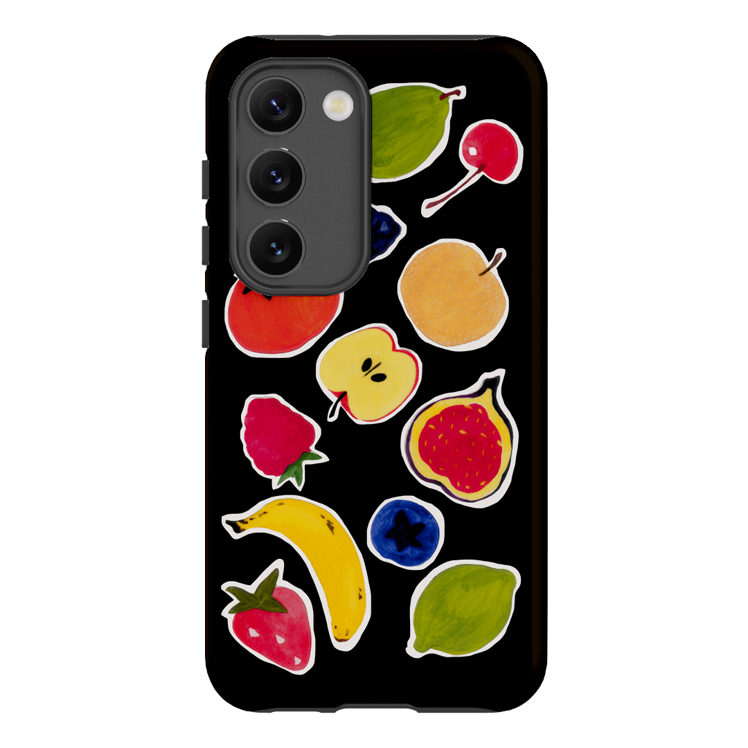 Fruit Stickers Printed Phone Cases Samsung Galaxy S23 / Armoured by Studio Bon - The Dairy