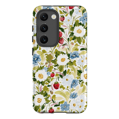 Garden Strawberries Printed Phone Cases Samsung Galaxy S23 / Armoured by Ellie Mae - The Dairy