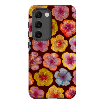 Hibiscus Holiday Rouge Printed Phone Cases Samsung Galaxy S23 / Armoured by BG. Studio - The Dairy