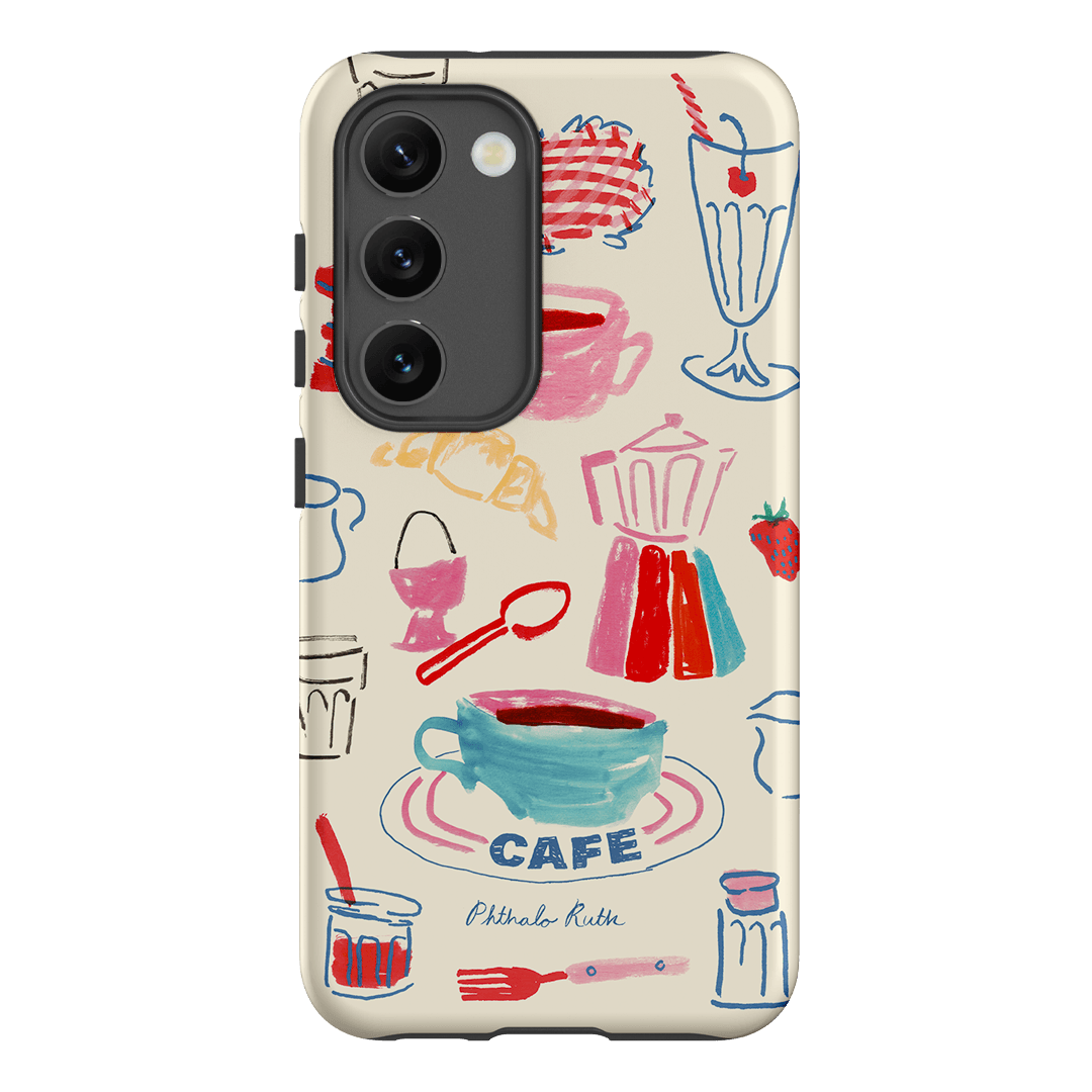 Home Cafe Printed Phone Cases Samsung Galaxy S23 / Armoured by Phthalo Ruth - The Dairy
