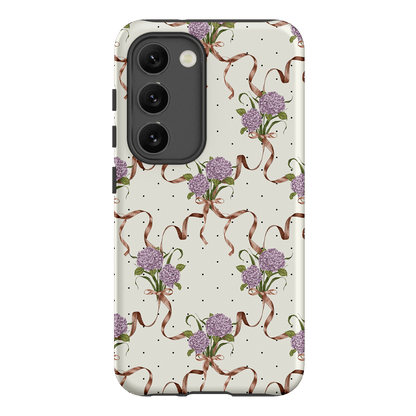 Hydrangea Ribbon Printed Phone Cases Samsung Galaxy S23 / Armoured by Veronica Tucker - The Dairy
