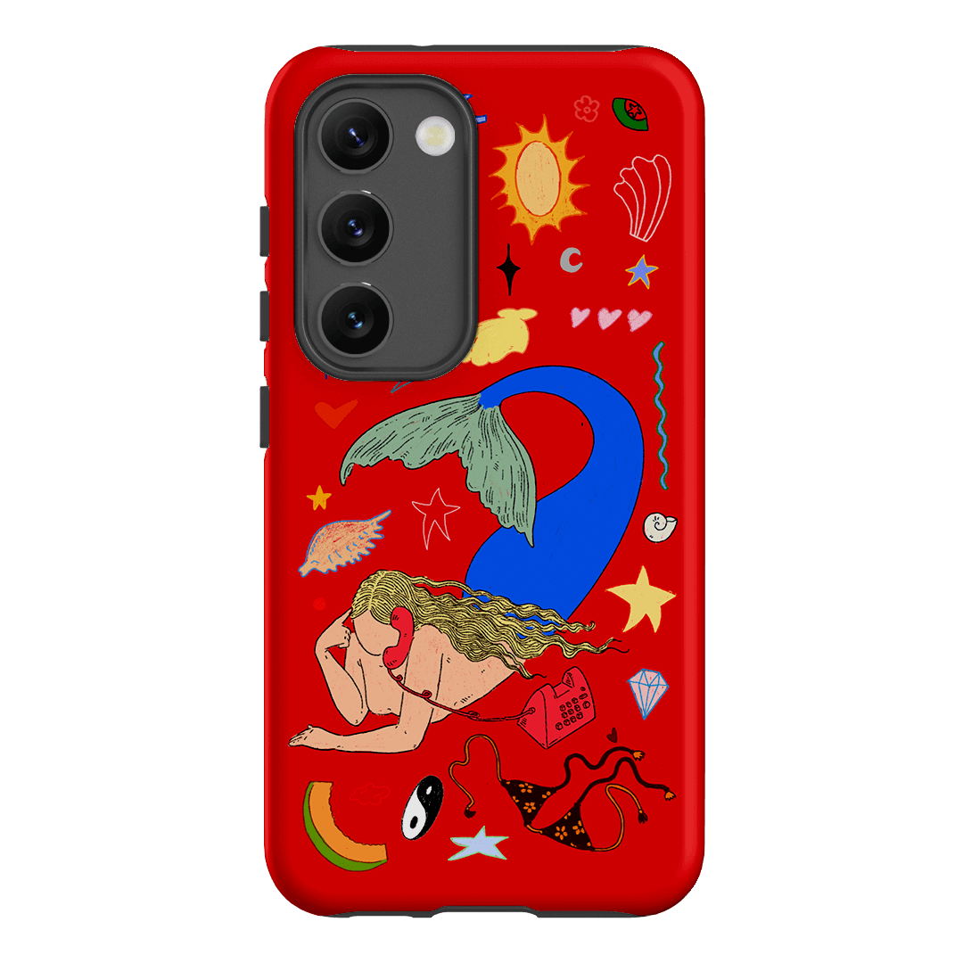 Mermaid Salad Scarlet Printed Phone Cases Samsung Galaxy S23 / Armoured by Easty Beasty - The Dairy
