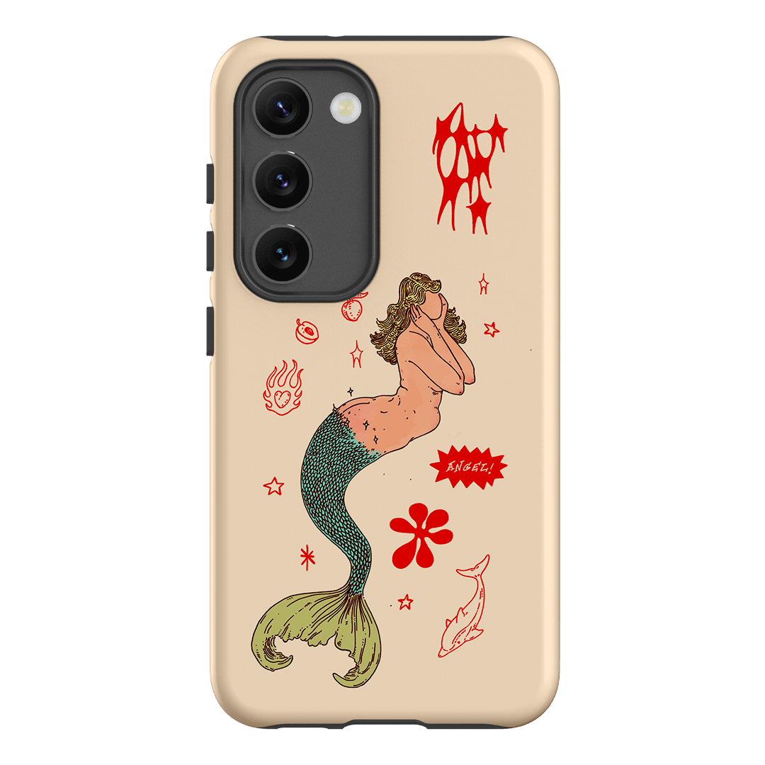 Mimi Cream Printed Phone Cases Samsung Galaxy S23 / Armoured by Easty Beasty - The Dairy