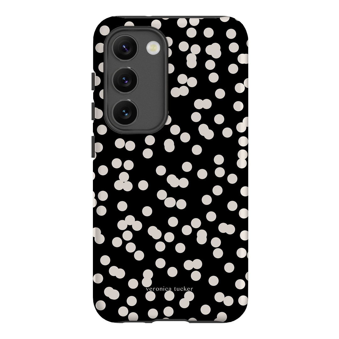 Mini Confetti Noir Printed Phone Cases Samsung Galaxy S23 / Armoured by Veronica Tucker - The Dairy