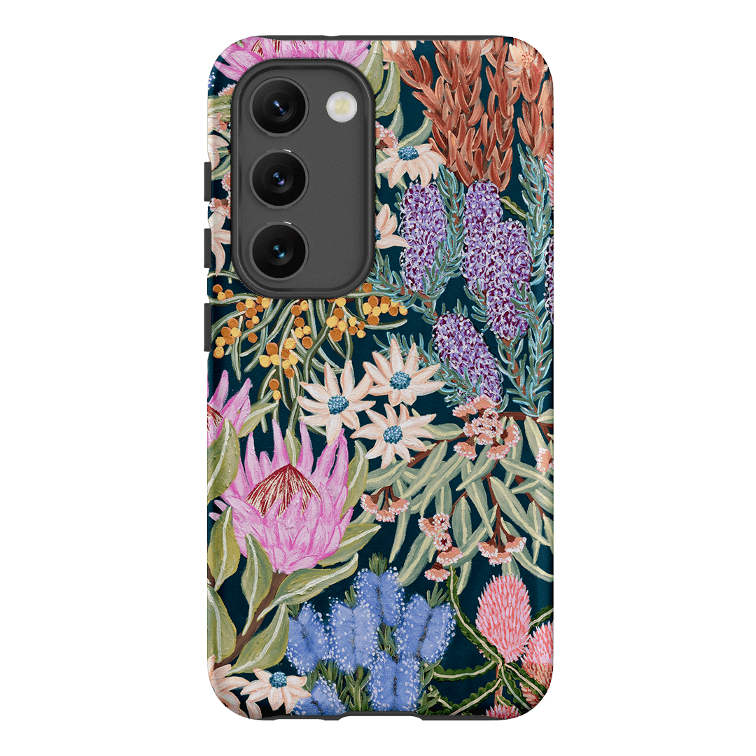 Moonlit Floral Printed Phone Cases Samsung Galaxy S23 / Armoured by Amy Gibbs - The Dairy