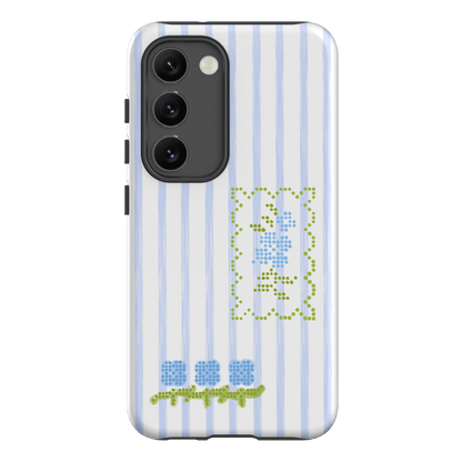 Patchwork Blue Printed Phone Cases Samsung Galaxy S23 / Armoured by Kayla Carr - The Dairy